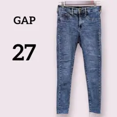 GAP【27】スキニーデニム REGULAR 切りっぱなし ストレッチ