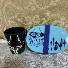 スナフキン　ムーミン　MOOMIN　黒マグカップ　お弁当箱