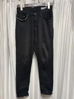 00s HYSTERIC GLAMOUR ブラックスタッズストーレートデニム28