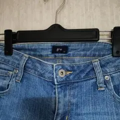 g.u. ライトブルー クロップドデニム 70