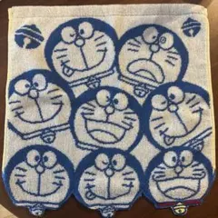 ドラえもん 猫 のび太 タオルハンカチ ハンドタオル ギフト イエロー