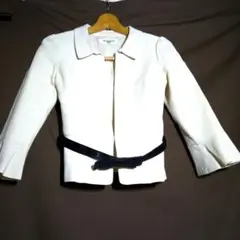 ナチュラルビューティーベーシック【S】レディース 長袖 ジャケット アイボリー