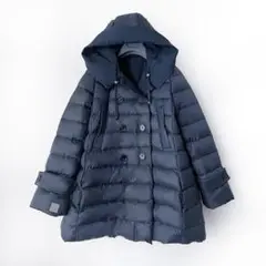 S' MaxMara ダウンコート　リバーシブル　ネイビー