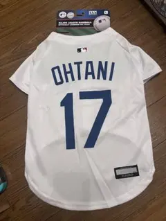MLB公式　Lサイズ　ドジャース大谷翔平　ワンちゃん用Tシャツ レプリカ