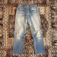 リーバイス 501 66 後期 赤耳 ビンテージ デニム 鬼髭70's 80'sのサムネイル