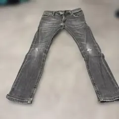 DIESEL キッズ デニムパンツ グレー ダメージ加工　ディーゼル　サイズ6