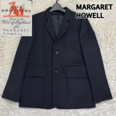極美品 マーガレットハウエル フォックスブラザーズ ウールジャケット 英国製生地