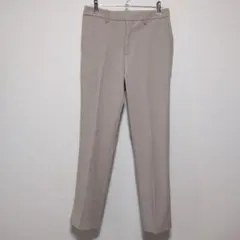 ユニクロ 感動パンツ スリムストレート ベージュ 64