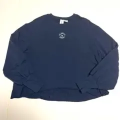 ロサンゼルスドジャース　la ネイビー クロップド トレーナー スウェット