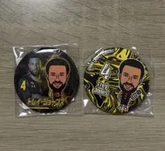 群馬クレインサンダーズ #4 トレイ・ジョーンズ 缶バッジ2点セット