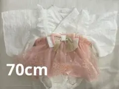 バースデイ cottoli 袴 ロンパース 70cm