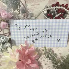 ぷに さまへ リクエスト品 2点 専用ページです *:✽: