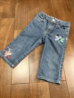 baby GAP　七分丈デニムパンツ　110cm