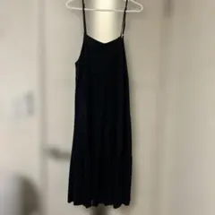 SEASON REASON ブラックキャミワンピース M