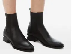 aleanderwang レザーアンクルブーツのサムネイル