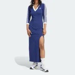 アディカラー クラシックス スリーストライプス マキシワンピース