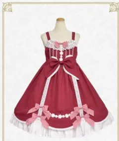 Angelic Pretty Sweetフリルジャンパースカート タータン 赤 - メルカリ