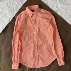 Ralph Lauren ストライプ 長袖シャツ スリムフィット 白ポニー 6のサムネイル