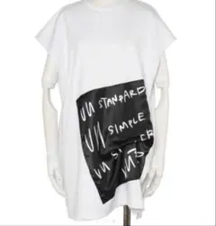 un3d ロゴプリント切替半袖 Tシャツのサムネイル