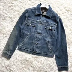 名作 90s 希少 RRL 三つ星タグ 2nd デニムジャケット Sサイズ
