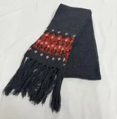オールドステューシー STUSSY マフラー old ジャガード編みのサムネイル