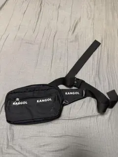 KANGOL ボディバッグ ブラック