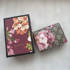 ♡美品♡付属品完備♡グッチ 長財布 ブルームス 花柄 GGスプリーム