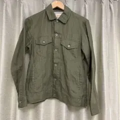 BEAMS フレンチリネンジャケット オリーブ Mサイズのサムネイル
