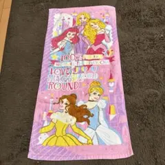 ディズニープリンセス タオルフェイスタオル