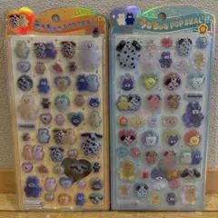 【国内正規品】mojojojo うるちゅるポップシール　２枚セット