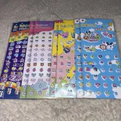 と*と様 たまごっち　シール　プチプチシール　セリア　8点セット