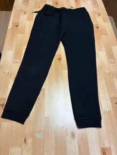 ブラック ジョガーパンツ スウェット素材