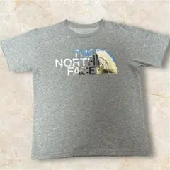 THE NORTH FACE グレー Tシャツノースフェイス美品　ロゴ　Sサイズ