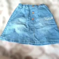 キッズデニムスカート120　小学生