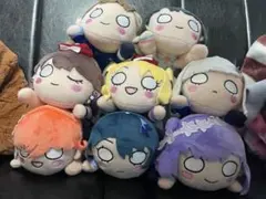 ラブライブ 蓮ノ空女学院スクールアイドルクラブ 寝そべりぬいぐるみ　8点セット