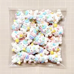 デコパーツ まとめ売り mixアソート ユニコーン ホイップデコ ゆめかわ