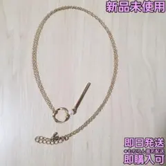新品　チェーンネックレス　ゴールド　パール