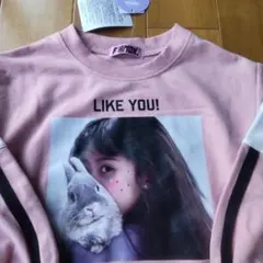 【専用】LIKE YOU! ウサギプリント トレーナー 110cm