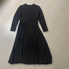 ユニクロ コンビネーションワンピース Mサイズ ブラック