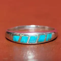 ビンテージ 銀の指輪 シルバーリング ターコイズ トルコ石 シルバー925