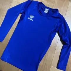 hummel 長袖スポーツインナーサイズ130 青