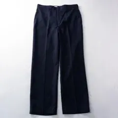 ビンテージ古着80s ドレープ アメカジ トラッド レトロ 紺 ワイドスラックスのサムネイル
