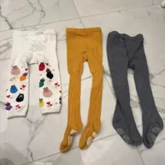 ベビータイツ3点セット 80〜90cm