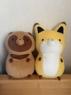 2026年最新】タヌキとキツネ ぬいぐるみの人気アイテム - メルカリ
