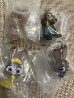 ズートピア2 めじるしアクセサリー ジュディ ニック ニブルス 4点セット