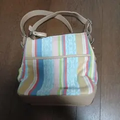 FOSSIL ショルダーバッグ マルチカラー ストライプ