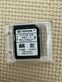 2015年度版のTOYOTAカーナビ用16GB地図データSDカードのサムネイル