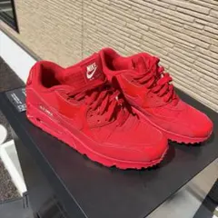 ナイキ エアマックス90 ESSENTIAL 赤 28 オールレッド