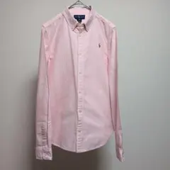 ラルフローレン　オックスフォード　ストライプ　ピンク　160