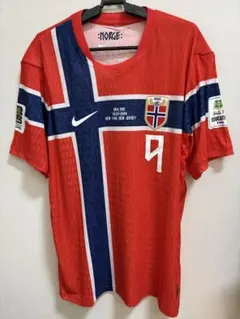ノルウェー代表 #9 アーリング・ブラウト・ハーランド ユニフォーム L 中古
